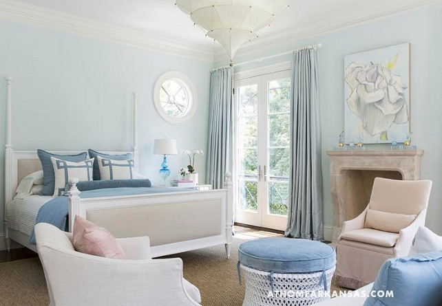 The Best Bedding And Decor For A Sleep Friendly Bedroom Home Bunch Soft Blue Paint Color The Is