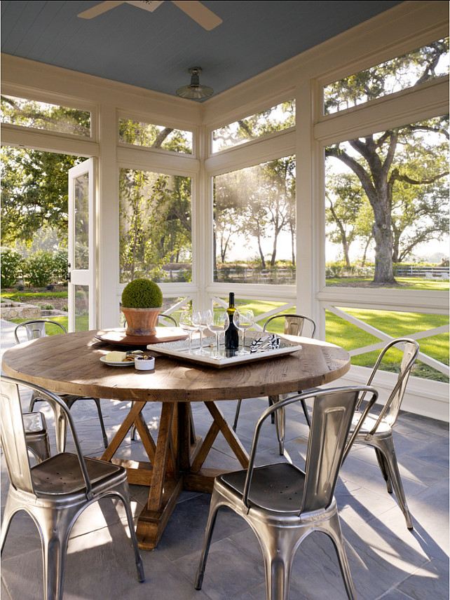 Screened Porch. Great Screened Porch design. #ScreenedPorch #Porch