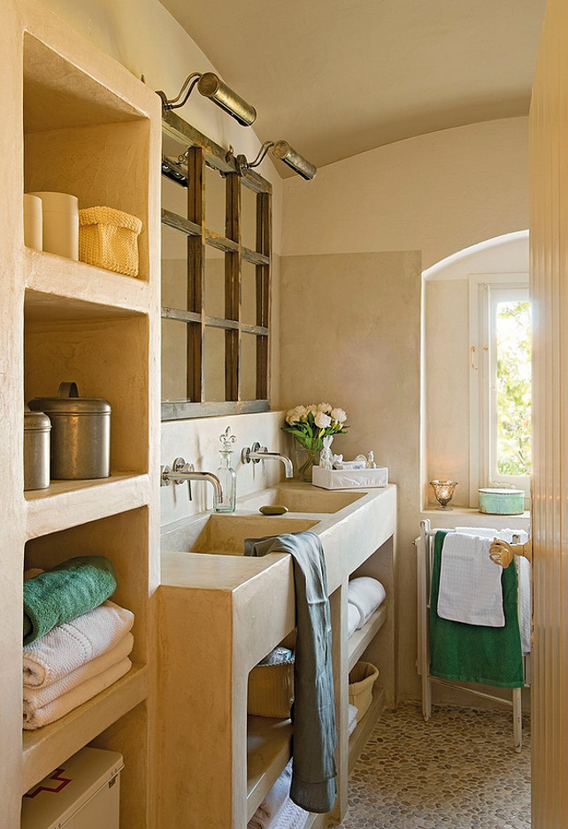 Bathroom with double sinks. #Bathroom #Sinks