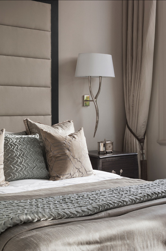 Bedroom Design Ideas. I love elegant bedroom design. Hotel-chic! #BedroomDesign #Bedroom