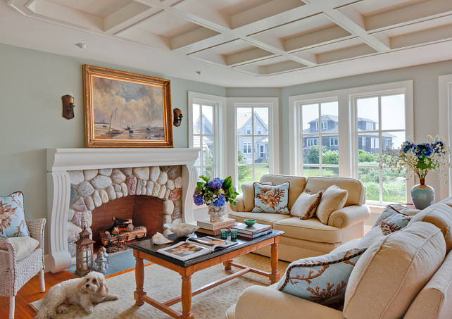 Living Room. Great Coastal Living Room Design. #LivingRoom #LivingRoomDecor #LivingroomDesign