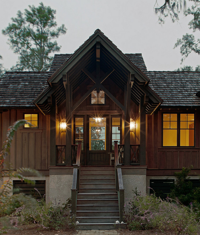 Cabin Style Home. Mountain Cabin Style Home. Rustic Cabin Style Home Exterior. Cabin Style Home Exterior Design. Cabin Style Home Ideas. #CabinStyleHome #Cabin #Architecture #CabinExterior #ExteriorIdeas Wayne Windham Architect, P.A. Interiors by Gregory Vaughan, Kelley Designs, Inc. Photos by Atlantic Archives, Inc. 