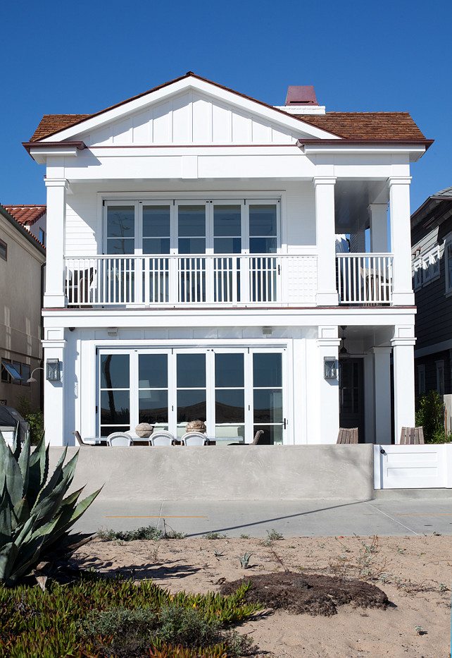 Stunning new Cape Cod beach house on the sand by legendary Graystone Custom Builders. #CapeCod #BeachHouse