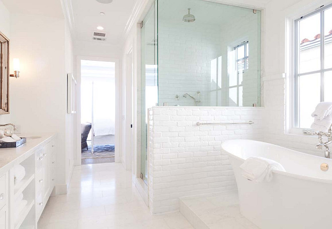 White Bathroom. White Bathroom Ideas. White Bathroom Tiling. White Bathroom Flooring. White Bathroom Wall Tiling. #WhiteBathroom