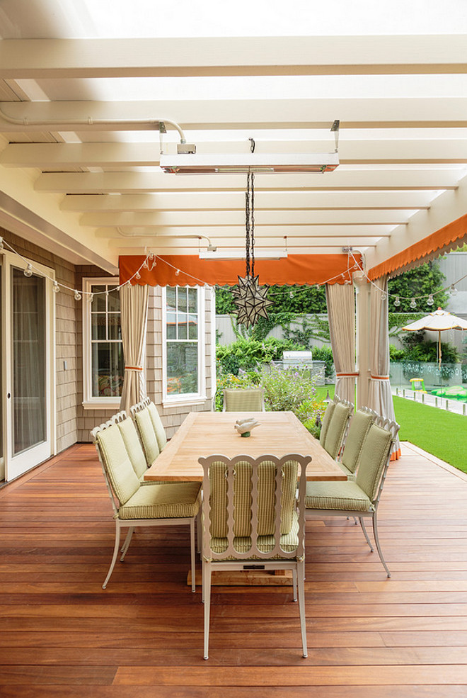 Backyard Furniture. Beautiful backyard patio furniture. This backyard features McKinnon and Harris outdoor furniture and outdoor ceiling heaters. #McKinnonandHarris #Backyard #Furniture
