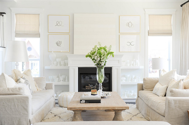 Living room art. #LivingRoom- #GoldFrames #Paintings #SarahSwanson. Living Room- Gold Frames Paintings by Sarah Swanson