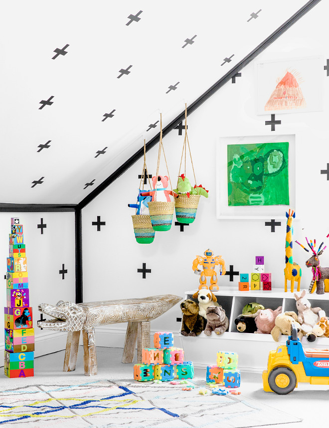 Playroom Toy Storage Ideas. Playroom Toys. Toy Storage. #Playroom #Toy #Storage Chango & Co. Sean Litchfield Photography.