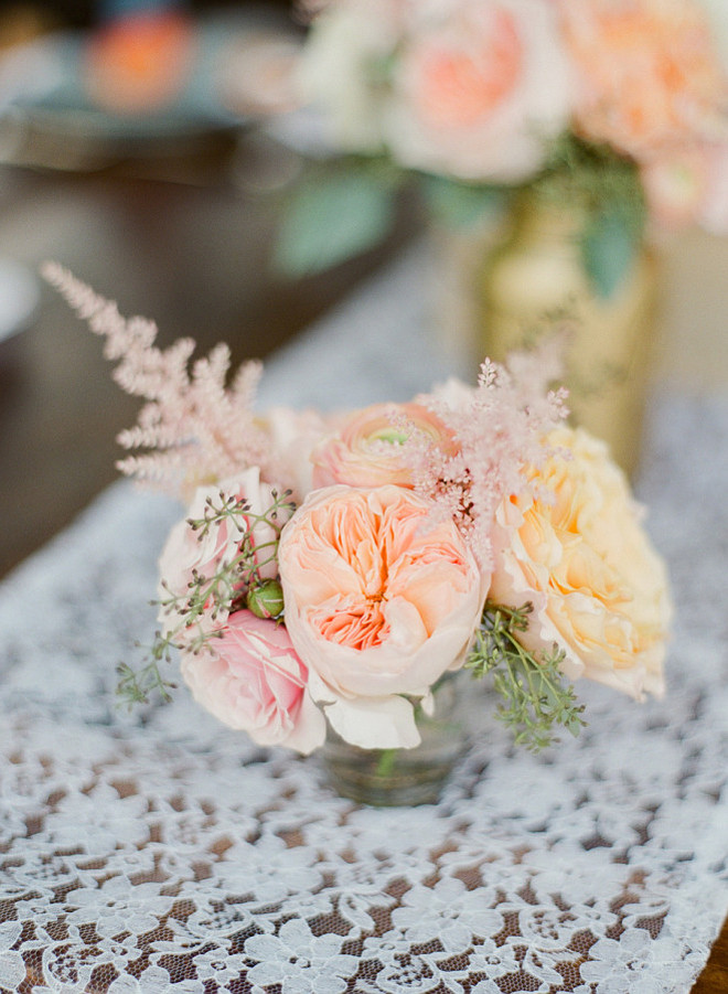 Table Flower Arrangement. Simple Table Flower Arrangement. Table Flower Arrangement Ideas. Romantic Table Flower Arrangement. #Table #Flower #Arrangement Ruth Eileen Photography.