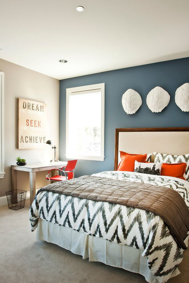 Bedroom accent wall. Bedroom accent wall color combination. Bedroom accent wall colors. Bedroom accent wall color ideas. Bedroom accent wall color suggestions #Bedroomaccentwall #accentwall #accentwallcolor Cyndi Parker Interiors. 