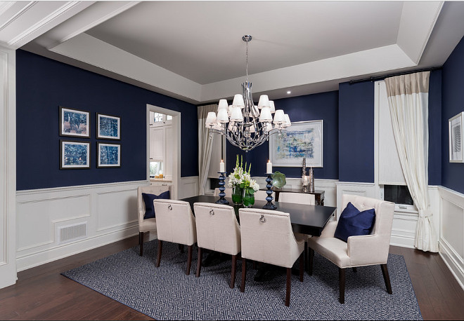 Benjamin Moore Old Navy. Benjamin Moore Old Navy Paint Color #BenjaminMooreOldNavy Jane Lockhart Interior Design