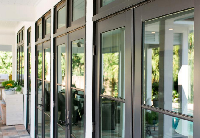 Custom clad-wood patio doors. JELD-WEN Custom clad-wood patio doors