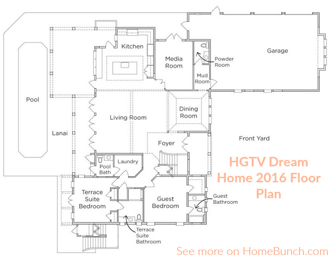 HGTV Dream Home 2016 Floor Plan. New HGTV Dream Home 2016 Floor Plan #HGTVDreamHome2016 #FloorPlan