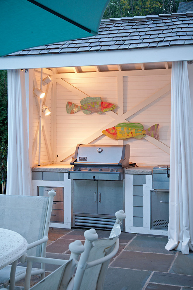 Outdoor kitchen Cabana. Outdoor kitchen Cabana by Pool. Outdoor kitchen Cabana #Outdoorkitchen #Cabana Pillar Homes.