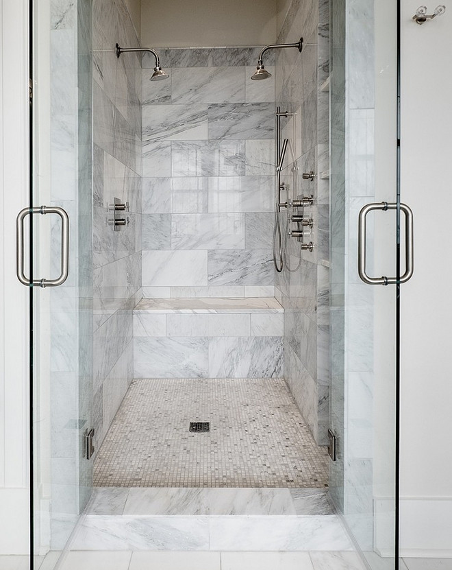 Shower Glass Doors. Shower Double Glass Doors. Shower French Glass Doors. #ShowerGlassDoor #ShowerGlassDoors #ShowerDoubleGlassDoor Allard Ward Architects.