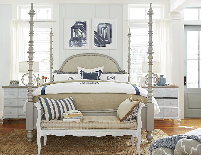 Four Poster Bed Paula Deen Home Bed. Dogwood The Dogwood Bed. This four poster bed by Paula Deen Home Bed is perfect to add a timeless, coastal feel to any bedroom. #Fourposterbed #PaulaDeenHome #Bed #DogwoodBed