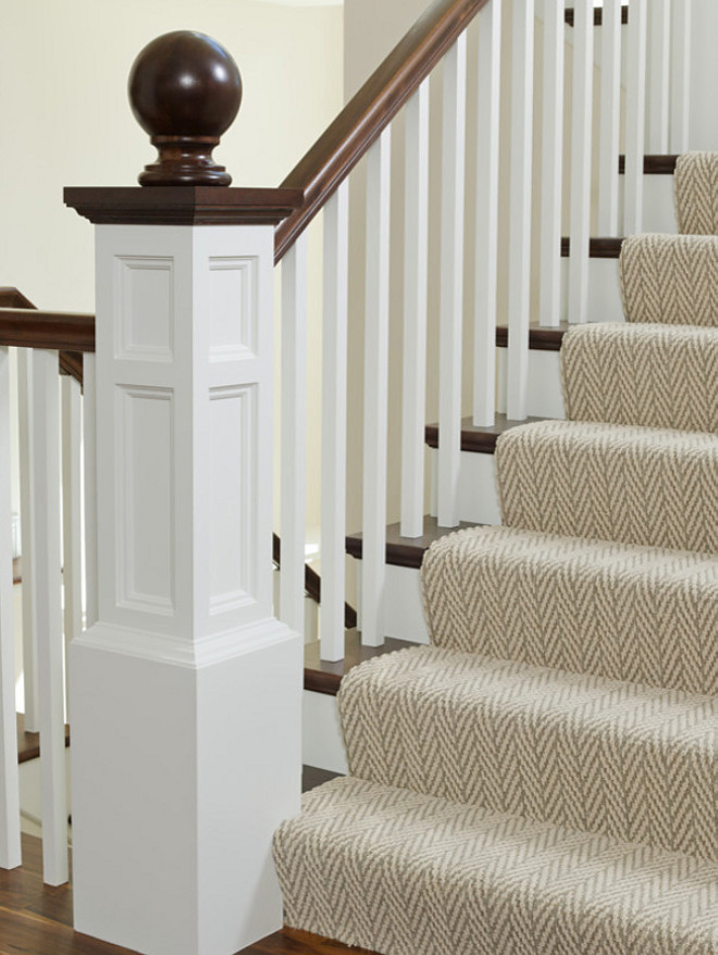 Herringbone stair runner, Herringbone stair runner photos, Herringbone stair runner ideas, Herringbone stair runner color, Herringbone stair runner manufactor, Herringbone stair runner This staircase features a classic gray herringbone stair runner #Herringbonestairrunner #Herringbonerunner #StairHerringbone