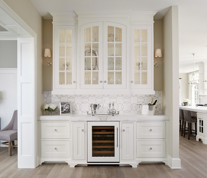 Butlers pantry cabinet design. Butlers pantry cabinet design ideas. Butlers pantry with white cabinet and sconces. Butlers pantry cabinet. #Butlerspantrycabinet #Butlerspantrycabinetdesign #Butlerspantry Summit Signature Homes, Inc