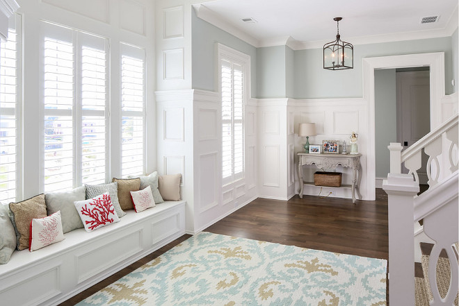 Entry Hallway with raised panel wainscoting. Entry Hallway with raised panel wainscoting ideas. Entry Hallway with raised panel wainscoting height #Entryraisedpanelwainscoting #Entryraisedwainscoting #Hallwayraisedwainscoting #HallwayWainscoting #Wainscoting Artisan Signature Homes.