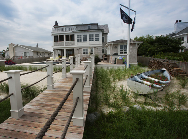 Beach House Backyard .Beach House Backyard with Dock. Beach House Backyard #BeachHouseBackyard Asher Associates Architects