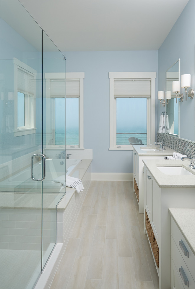 Blue bathroom paint color. Blue bathroom wall paint color. Blue bathroom #Bluebathroom #paintcolor #Bluebathroompaintcolor