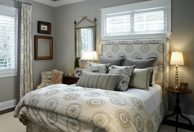 Gray bedroom. Gray bedroom bedding ideas. #Graybedroom Megan Gorelick Interiors