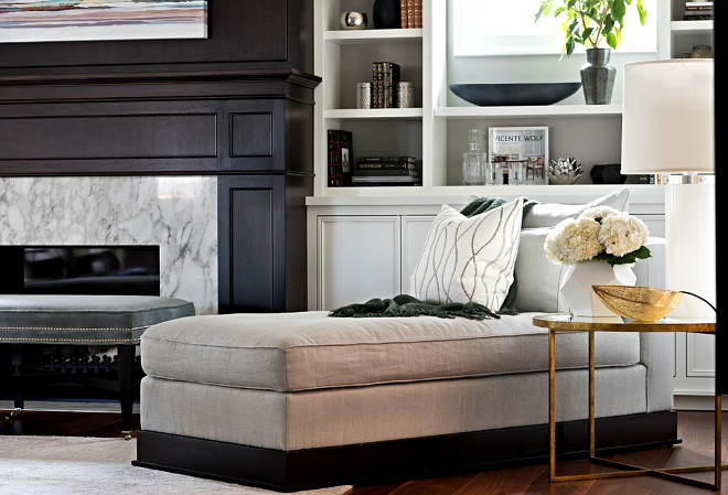 Living Room Chaise. Living Room Chaise Ideas. Where to place a chaise in the living room. #LivingRoom #Chaise Elizabeth Metcalfe Interiors & Design Inc.