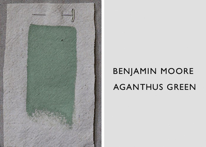 Best Jade and Celadon Green Paint Colors, Benjamin Moore Aganthus Green
