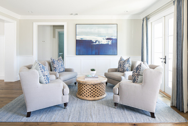 Living Room Chairs. Living room chair. Choose a group of chairs together with a round coffee table to create a conversation area. #Livingroom #Chairs #Livingroomchairs Brooke Wagner Design