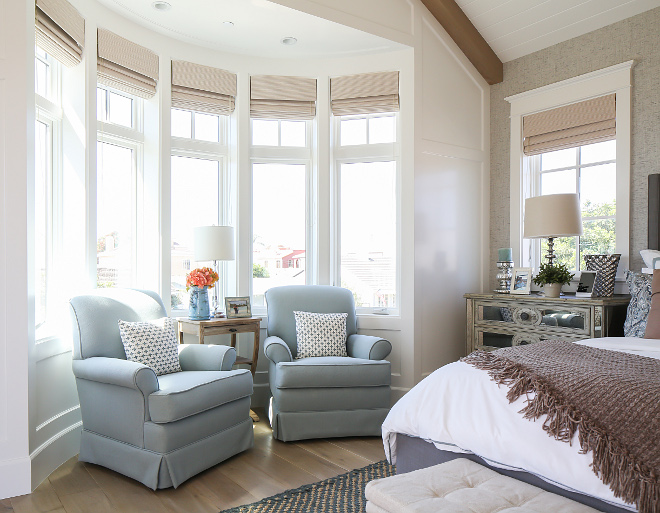 Bedroom sitting area. Bedroom sitting area. Patterson Custom Homes. Interiors by Trish Steele, Churchill Design.