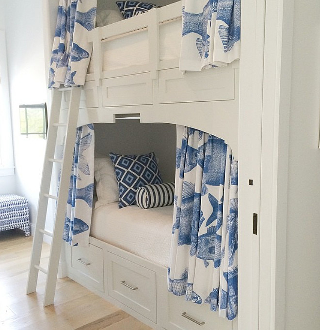 Bunk Beds with Curtains. Bunk Beds with Curtains for Privacy. Bunk Beds with Curtain Ideas. Bunk Beds with Curtains #BunkBeds #BunkBedsCurtains Urban Grace Interiors, Inc.