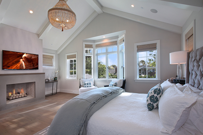 Master Bedroom chandelier. Chandelier is by Ro Sham Beaux. Patterson Custom Homes. Interiors by Trish Steele of Churchill Design. 