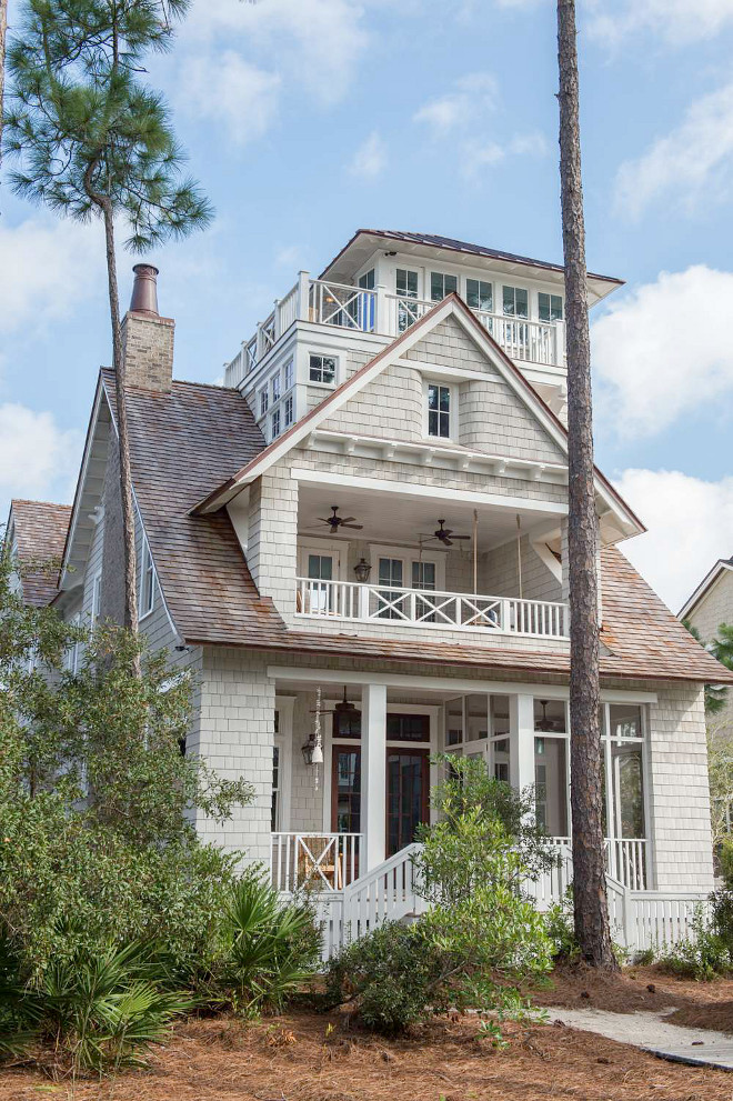 Shingle Beach House Architecture. The architectural details of this shingle beach house are truly inspiring! #architecture #shinglebeachhouse #shingle #beachhouse #architecturaldetails TS Adams Studio. 