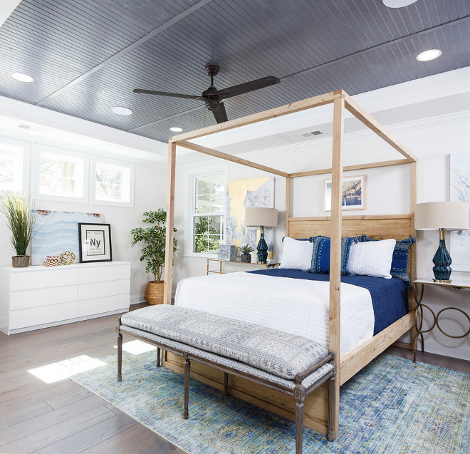 Rustic bedroom with beadboard ceiling. Rustic bedroom beadboard ceiling. Rustic bedroom beadboard ceiling ideas #Rusticbedroom #beadboardceiling Crescent Homes