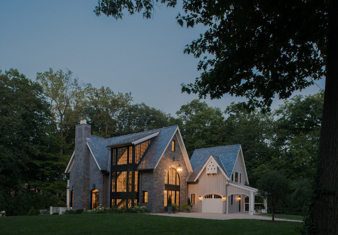 Modern Farmhouse exterior. Modern Farmhouse exterior design with board and batten siding and stone exterior. #ModernFarmhouse #Farmhouse #Farmhouseexterior #Farmhousedesign #boardandbatten #siding #stoneexterior #stonesiding 