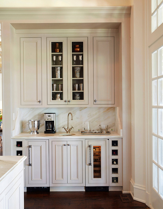 Kitchen Beverage Cabinet. Kitchen Bar Cabinet. The kitchen bar beverage cabinet is located on the other side of the kitchen. #Kitchen #Bar #Cabinet #BeverageCabinet #KitchenBar #BarCabinet #BeverageCabinet Cantley & Company, Inc.