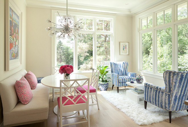 Breakfast nook with windows and transoms. Breakfast nook with windows and transoms #Breakfastnook #windows #transoms Kurt Baum & Associates. RLH Studio, L. Cramer Builders + Remodelers