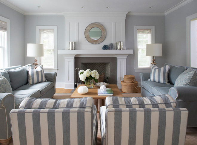 Gray living room. Tone on tone gray living room. #GrayLivingroom #toneontone #interiors Lynn Morgan Design.