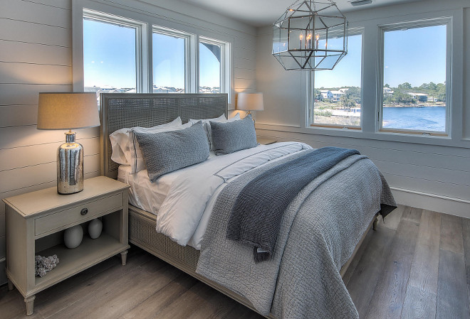 Parisian Octagonal Clear Glass Pendant from Restoration Hardware. Bedroom with Parisian Octagonal Clear Glass Pendant from Restauration Hardware. #ParisianOctagonalClearGlassPendant Octagonal Pendant #OctagonalPendant #Restorationhardware