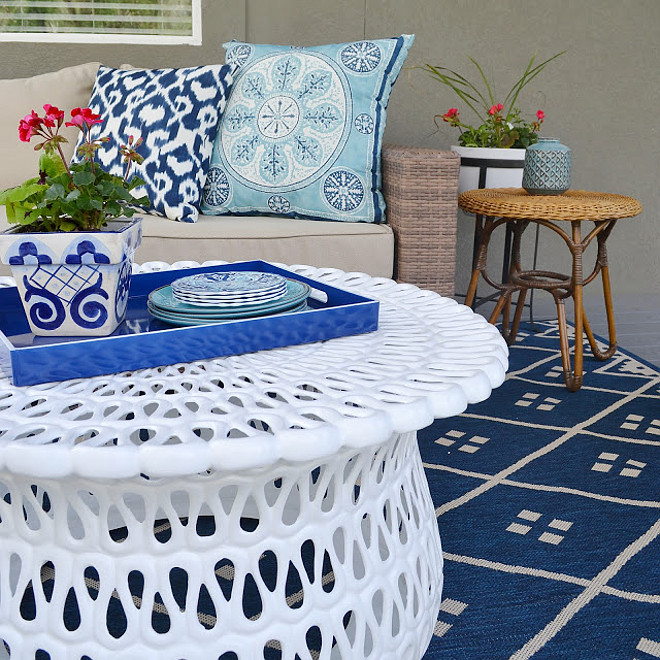 Patio coffee table. Patio coffee table ideas. Patio coffee table is from Frontgate. #Coffeetable #outdoors #patio #Outdoorcoffeetable #Patiocoffeetable Sita Montgomery Interiors