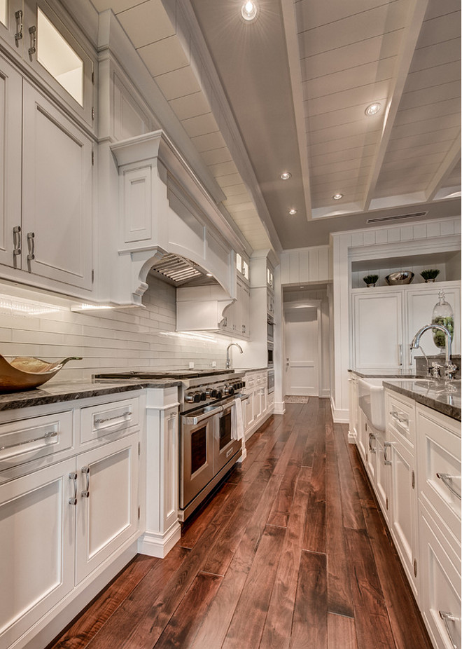 Walnut Kitchen Flooring. Walnut Kitchen Floor ideas. The kitchen floor is Walnut - Valley d'Aosta - Rustic, Black Coffee. #Walnut #Kitchen #Flooring #WalnutKitchen #Floors Calusa Construction, Inc.