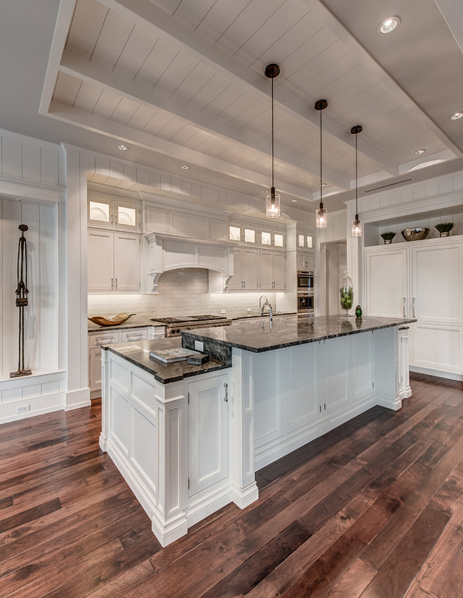 Kitchen Tray Ceiling with Shiplap . Kitchen Tray Ceiling with Shiplap and beams. Kitchen Tray Ceiling with Shiplap. Shiplap Tray Ceiling #Kitchen #TrayCeiling #ShiplapCeiling #ShiplapTrayCeiling Calusa Construction, Inc.