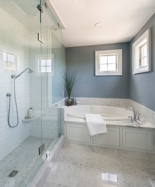 C-2 Paints Zydeco. Wall paint color is Zydeco by C2 Paints. Zydeco C2-487. Great grey paint color for bathrooms. Zydeco C2-487 #ZydecoC2 #bathroom #paintcolor Caldwell & Johnson Custom Builders & Remodelers