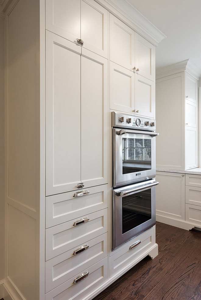 Oven cabinet ideas. Kitchen with stand alone oven cabinet with appliance garage. Kitchen oven cabinet. #Kitchen #oven #cabinet #appliancecabinet #appliancegarage Northstar Builders, Inc.