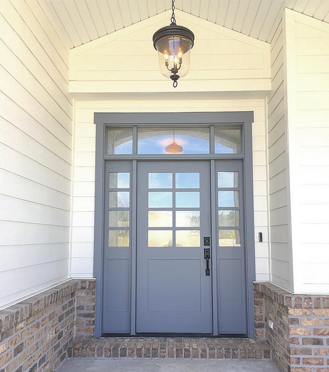 Storm Cloud by Sherwin Williams. Storm Cloud by Sherwin Williams. Grey door paint color Storm Cloud by Sherwin Williams. Grey door Storm Cloud by Sherwin Williams paint color #StormCloudbySherwinWilliams #StormCloud #SherwinWilliams #paintcolor #greydoor #greydoorpaintcolor Millhaven Homes.