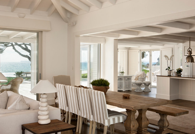 Beach house interiors. This is the true feel of a beach house. Beach house interiors #Beachhouse #Interiors #Beachhouseinteriors Christian Anderson Architects