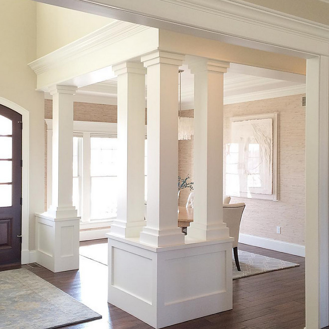 Dining room Column. Dining Room Columns. Dining Room Column Ideas. Dining Room Column. Dining Room Columns #DiningRoomColumns #DiningRoomColumn Beautiful Homes of Instagram carolineondesign