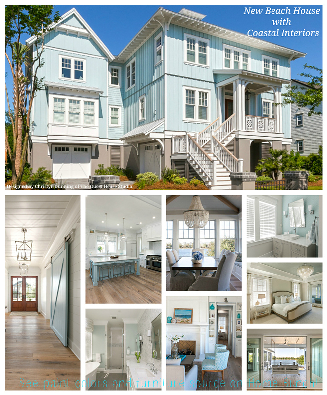 New Beach House with Coastal Interiors