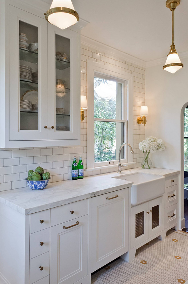 Small kitchen cabinet style. Small kitchens. Small kitchen with inset style cabinets. Small kitchen with inset style cabinet. The counter is honed Calacatta Gold marble, sealed with Dupont Bulletproof sealer. #Smallkitchen #Kitchen #Kitchencabinet #Insetcabinet #inset #kitchen #cabinet BRADSHAW DESIGNS LLC