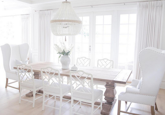 White dining room. White dining room. Serene and calm White dining room. #Whitediningroom #diningroom jshomedesign