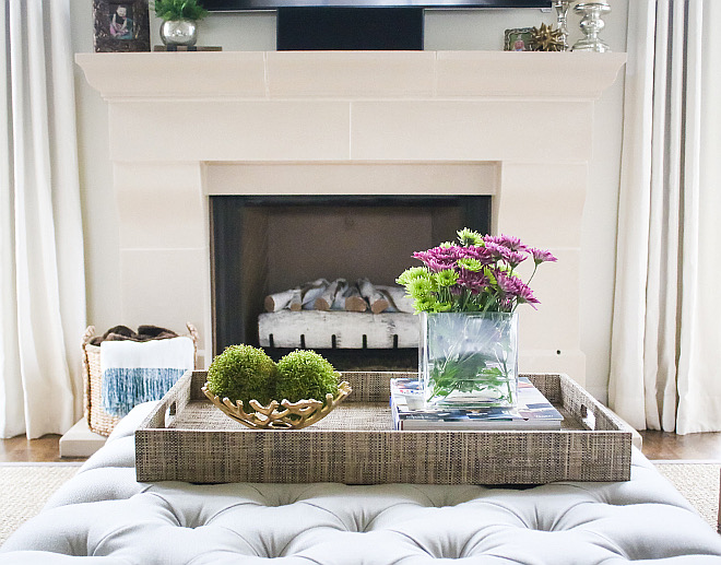 Fireplace is Cast Stone. Fireplace is Cast Stone. Fireplace is Cast Stone. Cat stone #fireplace #catstone Home Bunch's Beautiful Homes of Instagram curlsandcashmere